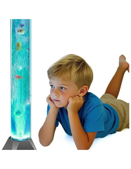 Lámpara de burbujas LED MUHI 120 cm con peces flotantes Lámpara de burbujas LED MUHI 120 cm con peces flotantes