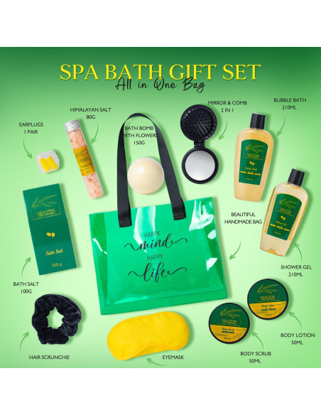 Cesta de Regalo Spa Saint Roy 13 Piezas Eucalipto y Menta Cesta de Regalo Spa Saint Roy 13 Piezas Eucalipto y Menta