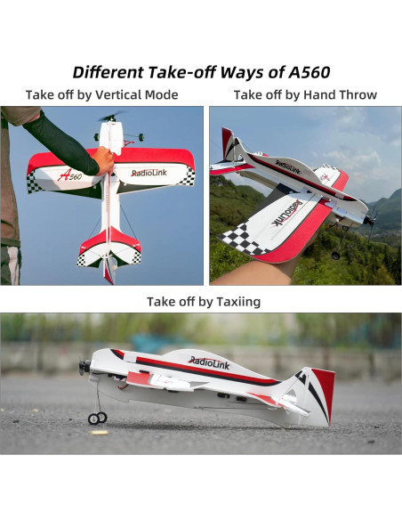 Avión RC Radiolink A560 PNP 580mm 6 Modos de Vuelo Avión RC Radiolink A560 PNP 580mm 6 Modos de Vuelo