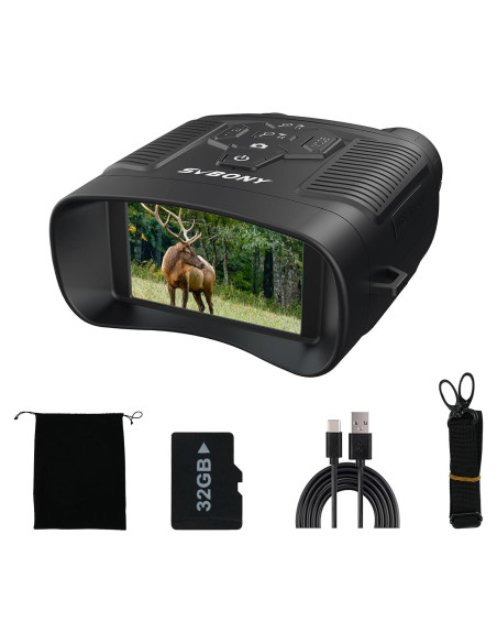Binoculares de Visión Nocturna SVBONY SA206, 4K, 36MP, 8x Binoculares de Visión Nocturna SVBONY SA206, 4K, 36MP, 8x
