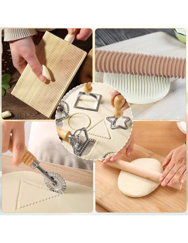 Juego de Herramientas para Hacer Pasta Tchrules - 11 Piezas