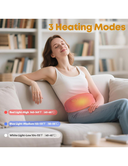 Almohadilla Calentadora Eléctrica Portátil D para Espalda y Abdomen Almohadilla Calentadora Eléctrica Portátil D para Espalda y Abdomen