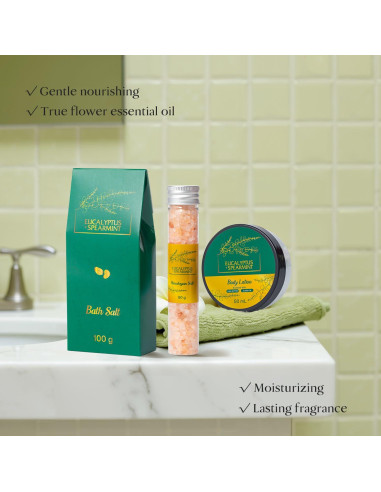 Cesta de Regalo Spa Saint Roy 13 Piezas Eucalipto y Menta