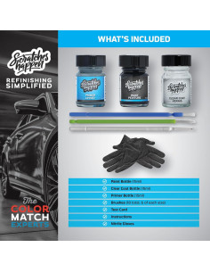 Kit de pintura de retoque ScratchesHappen - Cristal negro D4S 2