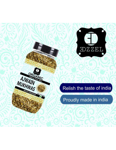 Ajwain Orgánico EDZZEL 100g - Vegano, Sin Gluten, NO OGM