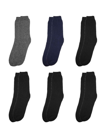 Paquete de 6 Calcetines Térmicos Falari para Hombre 9-13 Paquete de 6 Calcetines Térmicos Falari para Hombre 9-13