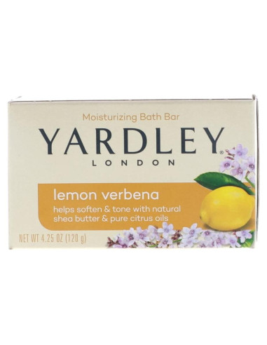 Jabón de Barra Yardley Verbena de Limón 113g - Paquete de 4