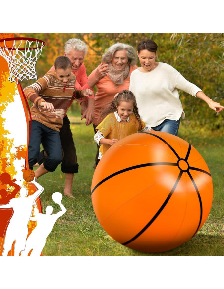 Pelotas Inflables Gigantes Meooeck 68.58 cm 2 Pcs Baloncesto Pelotas Inflables Gigantes Meooeck 68.58 cm 2 Pcs Baloncesto