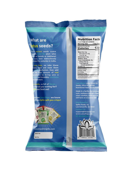 Lotus Pops Snacks de Semillas de Loto Queso Vegano 28g Lotus Pops Snacks de Semillas de Loto Queso Vegano 28g