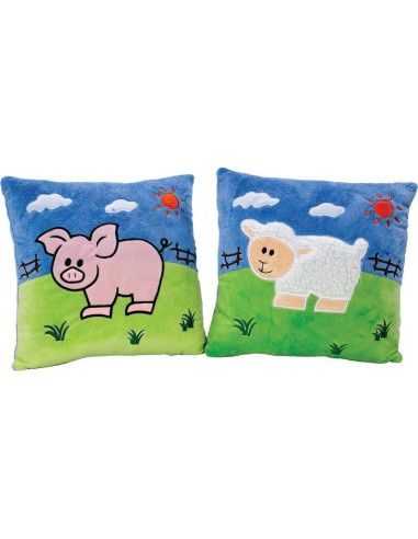 Cojines de Animales de Granja Kaplan - Set de 5 Multicolor