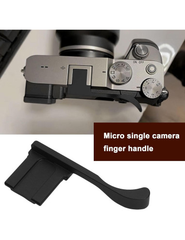 Reposamanos de Pulgar Be In Your Mind para Fujifilm X-E4/X100F/X100V/XPro2/XPro3 - Aluminio Negro