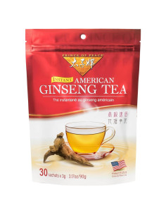 Té Instantáneo Príncipe de la Paz Ginseng Americano 30 Bolsitas