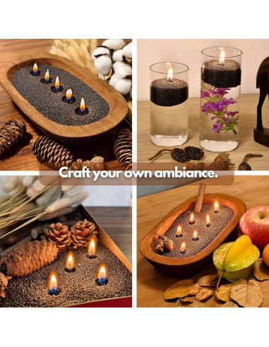 Kit de Velas de Cera de Arena Fovara 1.5 kg - Aromas Lavanda y Jazmín