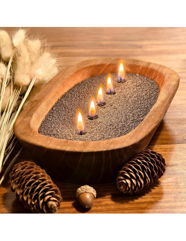 Kit de Velas de Cera de Arena Fovara 1.5 kg - Aromas Lavanda y Jazmín