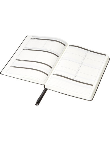 Planificador y Diario Tapa Dura Amazon Basics Negro 14.73x20.96cm