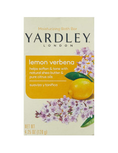 Jabón Hidratante Yardley London Verbena de Limón 120g x10 2