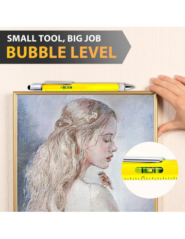 Bolígrafo Multiherramienta 8 en 1 HANPURE con Luz LED