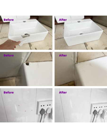 Kit de Reparación de Baños IJSTGU - Blanco, 141.75g Kit de Reparación de Baños IJSTGU - Blanco, 141.75g