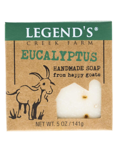 Jabón de Leche de Cabra Legend's Creek Farm Eucalipto 142g