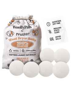 Bolas de Secado WoollyPals XL - 100% Lana de Nueva Zelanda - Ecológicas
