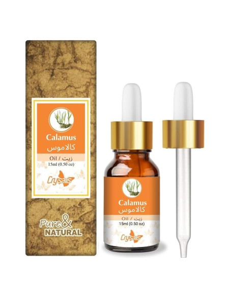 Aceite Esencial Crysalis Calamus 15ml - Puro y Orgánico Aceite Esencial Crysalis Calamus 15ml - Puro y Orgánico