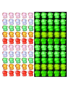 50 Figuras de Capibara Luminiscentes Simgoing 2.3 cm Multicolor