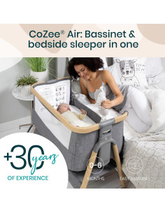 Cuna y Cama al Lado Tutti Bambini CoZee Air - 2 en 1, 10 kg 2