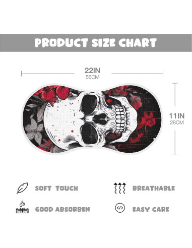 Toalla de Eructo para Bebés Kigai 28x56 cm Algodón Floral