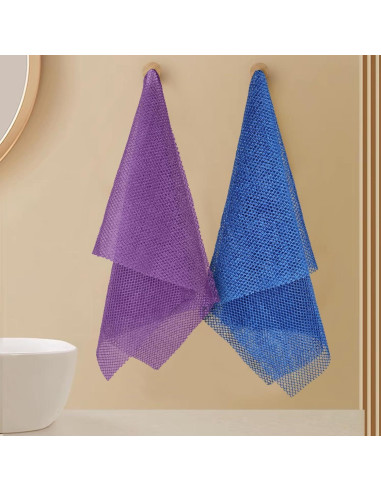 Esponja de Baño Exfoliante Africana Cmetta 6 Pcs - Colores Variados