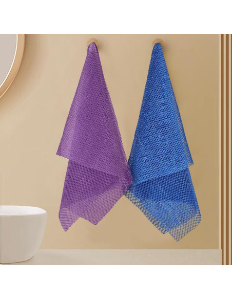 Esponja de Baño Exfoliante Africana Cmetta 6 Pcs - Colores Variados Esponja de Baño Exfoliante Africana Cmetta 6 Pcs - Colores Variados