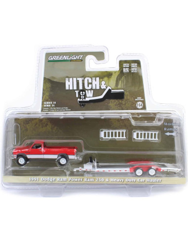 Camión 1/64 Dodge Ram Power Ram 250 Greenlight 1991