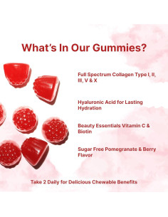 Gominolas de Multi Colágeno Micro Ingredients 120 g Sin Azúcar 2