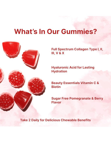 Gominolas de Multi Colágeno Micro Ingredients 120 g Sin Azúcar