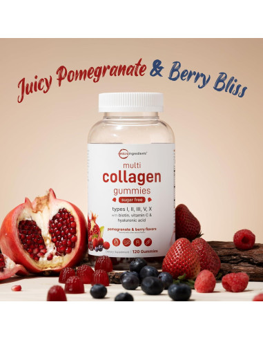 Gominolas de Multi Colágeno Micro Ingredients 120 g Sin Azúcar