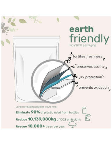 Polvo de Fibra Inulina Orgánica Micro Ingredients 1 kg