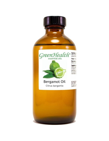Aceite Esencial de Bergamota 100% Puro GreenHealth 237 ml
