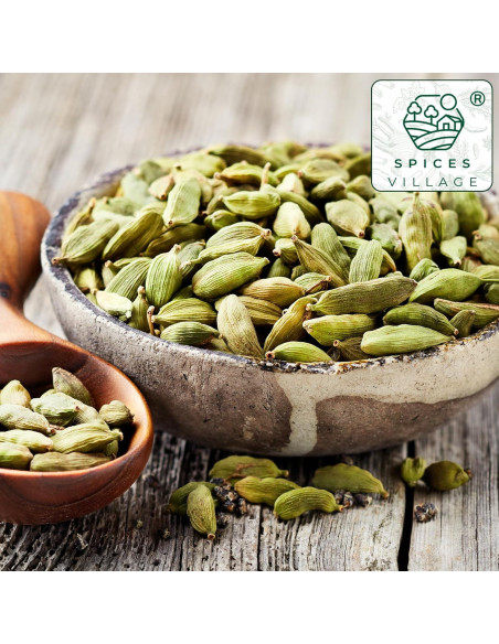 Vainas de Cardamomo Verde Spices Village 99.22 g - Especia Natural Vainas de Cardamomo Verde Spices Village 99.22 g - Especia Natural