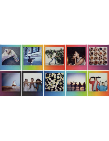 Película Instantánea FUJIFILM INSTAX SQUARE Rainbow 10 Exposiciones