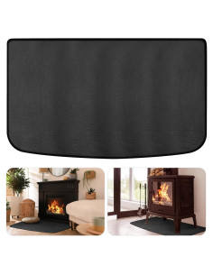 Alfombra Retardante al Fuego Vidafelic 152x81 cm para Chimenea