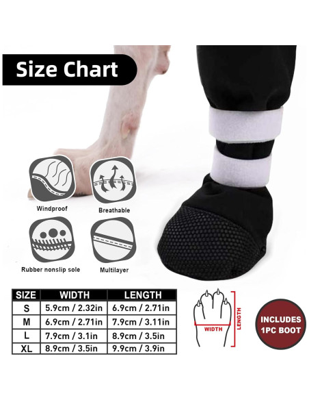 Bota de Recuperación para Perros ETIAL XL Antideslizante Bota de Recuperación para Perros ETIAL XL Antideslizante