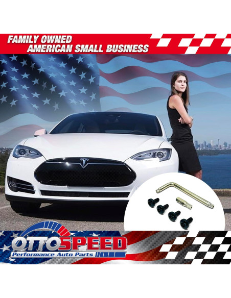 Kit de Tornillos Antirrobo para Placa Tesla OttoSpeed M5-0.8 Kit de Tornillos Antirrobo para Placa Tesla OttoSpeed M5-0.8