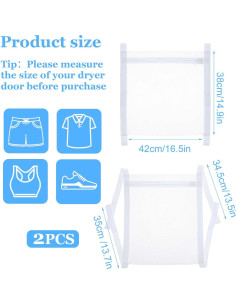 Bolsa de Lavado de Zapatos Quilax 2 Piezas 38x42 cm 2
