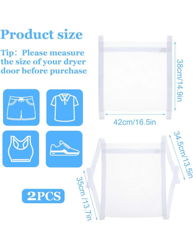 Bolsa de Lavado de Zapatos Quilax 2 Piezas 38x42 cm