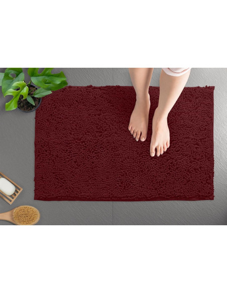 Alfombra de Baño LuxUrux Burdeos 61x43 cm Antideslizante Alfombra de Baño LuxUrux Burdeos 61x43 cm Antideslizante
