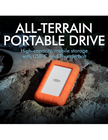 Disco Duro Externo LaCie Rugged Thunderbolt 2TB Resistente