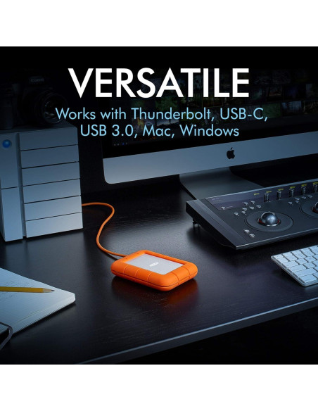 Disco Duro Externo LaCie Rugged Thunderbolt 2TB Resistente Disco Duro Externo LaCie Rugged Thunderbolt 2TB Resistente