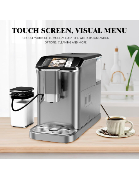 Máquina de Espresso GarveeHome Semi Automática 20 Bar con Molinillo Máquina de Espresso GarveeHome Semi Automática 20 Bar con Molinillo