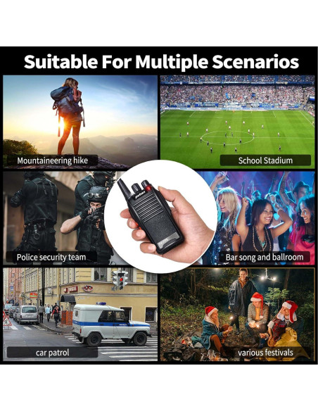 Walkie Talkies Pxton PX-777S Recargables 2 Unidades Largo Alcance Walkie Talkies Pxton PX-777S Recargables 2 Unidades Largo Alcance