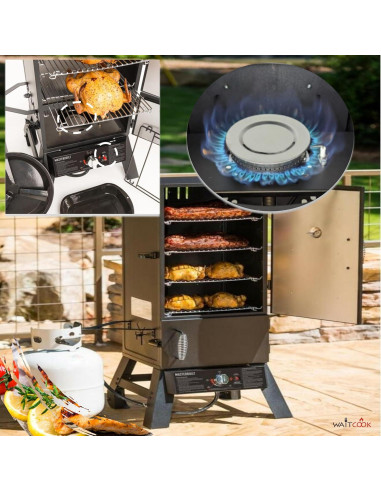 Quemador de Gas BISONCOOK para Ahumador Masterbuilt 30"
