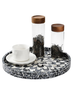 Lazy Susan de Mármol Terrekraft 30.48 cm Luna Azul
